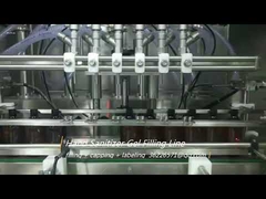 La chaîne de production de remplissage de désinfectant pour les mains est principalement destinée aux lignes de machines de remplissage et d'emballage.