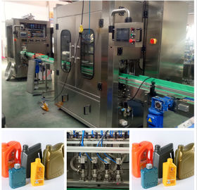 12KW Motor Oil Bottling Line Equipment 380V/220V 50Hz PLC Control