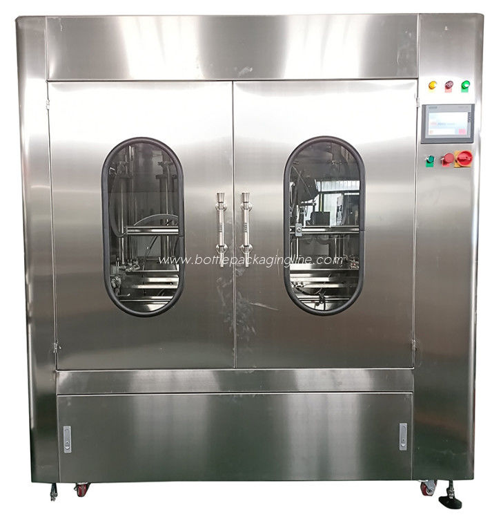 Stainless Steel Frame 6 Head Linear Vacuum Capping Machine